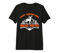 Hunt Adventure Squad Hunted Hunting Hunter Life Maglietta Premium