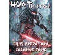 Hunt in Style: Chibi Predators Coloring Book for All Ages.: Adorable Alien Hunters with Big Heads and Fierce Style for Sci-Fi and Chibi Art Fans
