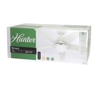 Hunter 51777 Bernard Ventilatore Illuminazione Telecomando 132 CM Bianco