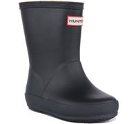 HUNTER Bambini Originale First Classic Welly Pioggia Unisex Stivali IN Blu UK 1