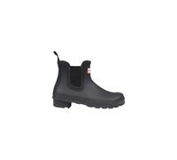 Hunter Black Recycled Polyester Ankle Boots - EU39/US9