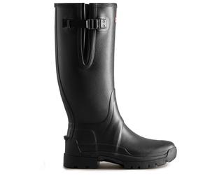 Hunter Boots - Balmoral Side Adjustable Neo Lined Tech Sole Boot - Stivali di gomma EU 47 nero/grigio