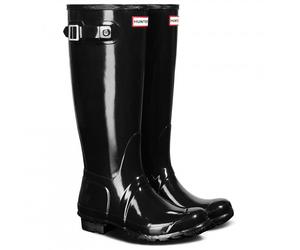 Hunter Boots - Women's Original Tall Gloss - Stivali di gomma EU 39 nero
