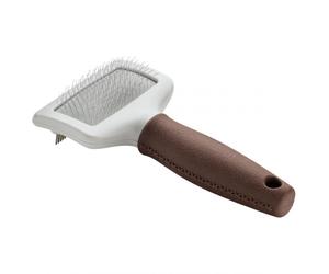 Hunter - Brush Combination Plucking and Combing Spa - Accessori per cani S - 18,0 x 9,5 cm brown/grigio