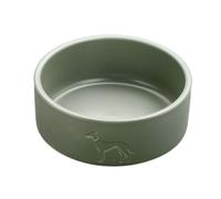 Hunter Cane Ciotola per la Pappa Osby 550ml Verdastro Marrone Ceramica Lavatrice