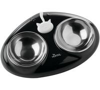 Hunter Ciotola Doppia Moulins per Gatti Nera