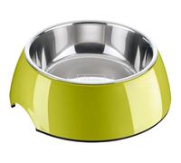 HUNTER Ciotola in melamina, Colore: Giallo Limone, con Inserto in Acciaio Inox, Antiscivolo, Resistente ai Graffi e agli Urti, Facile da Pulire, Adatta alla lavastoviglie, capacità: 350 ml