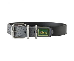 Hunter - Collar Convenience - Collari per cani Halsumfang 53-61 cm - Breite 2,5 cm nero