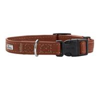 HUNTER Collare Canadian UP, colore cognac, cani di piccola taglia, cuccioli, in pelle morbida e morbida, sostenibile, Made in Germany, taglia: S/2