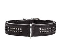 HUNTER Collare Diamond Elk Petit, 27nero, Pelle