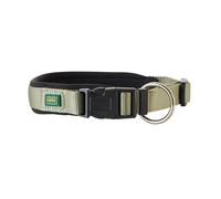 HUNTER Collare in neoprene Vario Plus, oliva/nero - Tg M: circonferenza 40 - 45 cm x H 2 cm