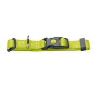 HUNTER Collare London, lime - Vario Basic Tg M: circonferenza 30 - 46 cm x H 1,5 cm