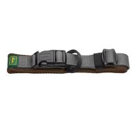 HUNTER Collare Maldon, colore: marrone, rete traspirante, nylon resistente, silenzioso e anallergico, con alleggerimento della trazione, etichetta indirizzo integrata, particolarmente leggera, taglia