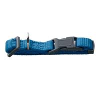 HUNTER collare per cane LONDON VARIO BASIC in nylon, regolabile, con chiusura di sicurezza, resistente, leggero, ad asciugatura rapida e facile da pulire, colore: azzurro, taglia M