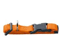 HUNTER collare per cane LONDON VARIO BASIC in nylon, regolabile, con chiusura di sicurezza, resistente, leggero, ad asciugatura rapida e facile da pulire, colore: arancione, taglia XXS-XS/1