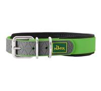 HUNTER Collare per cani CONVENIENCE Comfort, colore: verde mela, con imbottitura in neoprene, resistente alle intemperie, facile da pulire, ideale per sport e tempo libero, taglia: 60