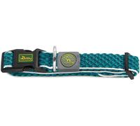 Hunter Collare per Cani Regolabile Hilo Vario Turchese Riflettente XL
