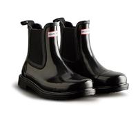 Hunter Commando Gloss Stivali Di Gomma Neri Da Donna - EUR 37