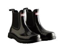 Hunter Commando Stivali Chelsea Lucido Donna (FS11380)