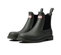 Hunter Commando Stivali Da Pioggia In Gomma Verde Scuro Da Uomo - EUR 42
