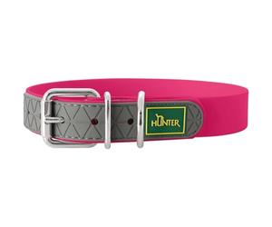 HUNTER CONVENIENCE - Collare per cani, in plastica, 55 M-L, colore: Lampone
