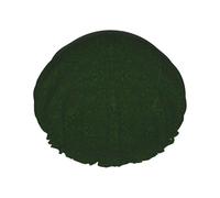 Hunter - Cuffia da doccia con motivo floreale verde e petali - Cuffia riutilizzabile per capelli da bagno, doppio strato, cinturino elastico regolabile, durevole essenziale da viaggio