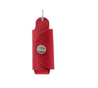 Hunter Distributore di Sacchetti per Escrementi Sofia, Porta Sacchetti Vegano in Ecopelle Effetto Nappa Bovina, con Anello Portachiavi per Il Fissaggio, Chiusura a Bottone Automatico, Colore: Rosso