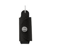 Hunter Distributore di Sacchetti per Escrementi Sofia, Porta Sacchetti Vegano in Ecopelle Effetto Nappa Bovina, con Anello Portachiavi per Il Fissaggio, Chiusura a Bottone Automatico, Colore: Nero