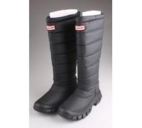 Hunter Donna “Intrepido Alto Neve Stivale” Impermeabile & Isolato (Nero) - Nuovo