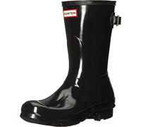 Hunter Donna Original Back Adjustable Short Gloss Rubber Black Stivali 40-41 EU