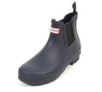 Hunter Donna Original Chelsea caucciù Impermeabile Pioggia Stivaletti - Mezzanotte - 38