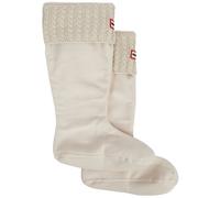 HUNTER Donna Riciclato Mini Cavo Stivale Alto Donna Calzini IN Crema