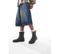 Hunter - Downpour - Stivaletti da pioggia foderati unisex color oliva scuro-Verde 47