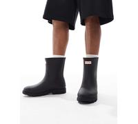 Hunter - Downpour - Stivaletti da pioggia unisex neri foderati-Nero 42