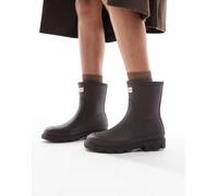 Hunter - Downpour - Stivali da pioggia corti marrone cioccolato 38