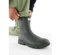 Hunter Uomo Stivali Wellington Corti Downpour, Dark Olive, 40/41 EU