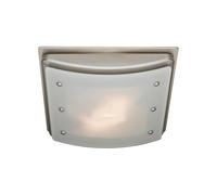 Hunter Ellipse 100 CFM, ventilatore da bagno con luce e luce notturna, nichel spazzolato