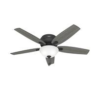 Hunter Fan Company 52396 Newsome Ventilatore da soffitto, nero opaco