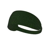 Hunter - Fascia elastica unisex con motivo floreale e petali verdi su entrambi i lati, ideale come regalo per amici amanti dello sport, familiari