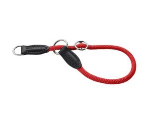 HUNTER Freestyle - Collare da allenamento con anello di arresto, 35/8 cm, colore: Rosso