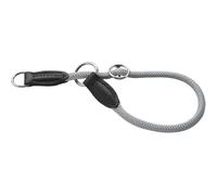 HUNTER Freestyle EIBY - Collare per dressage, colore: grigio, regolabile in modo continuo, materiale morbido con arresto di trazione, robusto e durevole, ideale per allenamento e passeggiate in caso