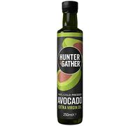Hunter & Gather Olio Extravergine di Avocado 250ml | Spremuto a freddo, non raffinato e imbottigliato nel Regno Unito | Versatile per cucinare, condire e intingere