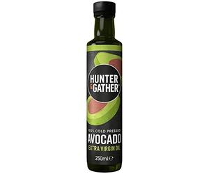 Hunter & Gather Olio Extravergine di Avocado 250ml | Spremuto a freddo, non raffinato e imbottigliato nel Regno Unito | Versatile per cucinare, condire e intingere