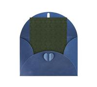Hunter Green Floral Petals Pattern Pattern Blue Holiday Cards - Biglietti di ringraziamento per anniversari e compleanni
