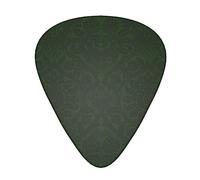 Hunter Green Floral Petals Pattern StOlmx - Set di plettri per chitarra con stampa completa, 3 spessori disponibili