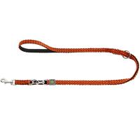 Hunter Guinzaglio da Passeggio Regolabile Hilo Arancione Riflettente 20/200