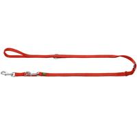 HUNTER - Guinzaglio extra lungo regolabile in nylon, 20/300 cm, rosso