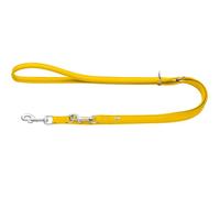 HUNTER Guinzaglio Regolabile Amalfi, Colore Giallo, Vegano, in Similpelle Effetto Nappa, Regolabile in 3 Posizioni, Morbido, Facile da Pulire, Colore Brillante, Made in Germany, Dimensioni: 15/200