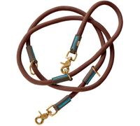 HUNTER Guinzaglio regolabile MALIA, colore: cioccolato/marrone scuro, rugiada morbida e pelle resistente, regolabile in 3 posizioni, leggero, resistente, look moderno, made in Germany, dimensioni: 10