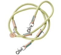 HUNTER Guinzaglio regolabile Malia, colore menta/naturale, in pelle resistente, regolabile in 3 posizioni, leggero, resistente, look moderno, made in Germany, dimensioni: 10/200